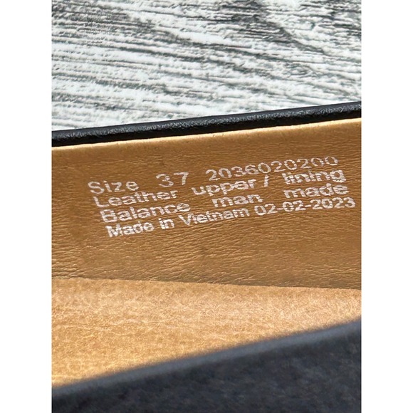 Dansko Fawna Black Leather Loafers Slip On Shoes Womens Size 37 EU 6.5-7 US - Picture 7 of 14